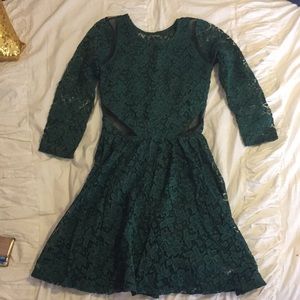 Abercrombie Green Lace Dress